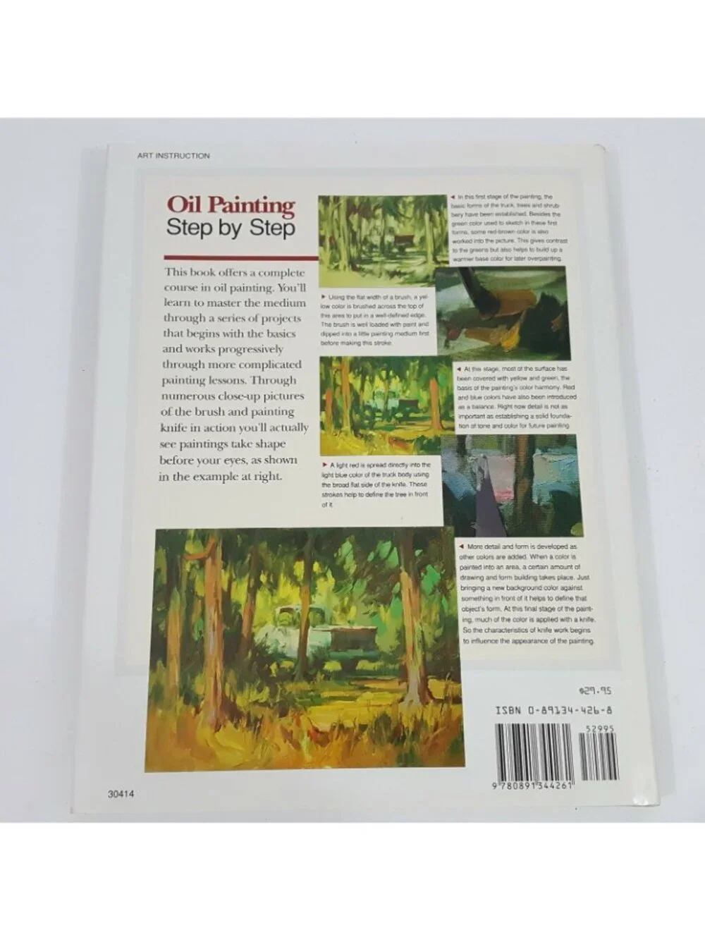 Oil Painting Step by Step Smuskiewicz 1992 Art Class Instruction DIY Homeschool